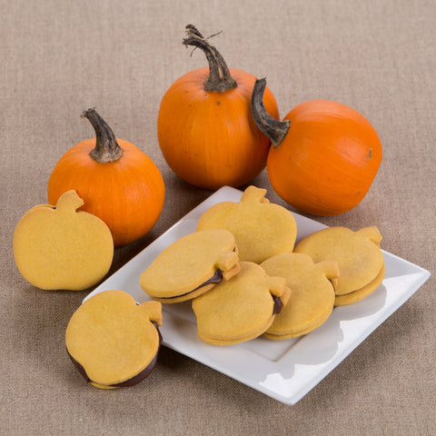Fudge-Filled Pumpkin Cookies